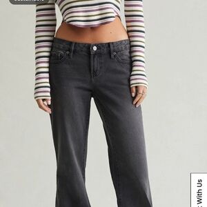 PacSun Charcoal Boot Cut Jeans